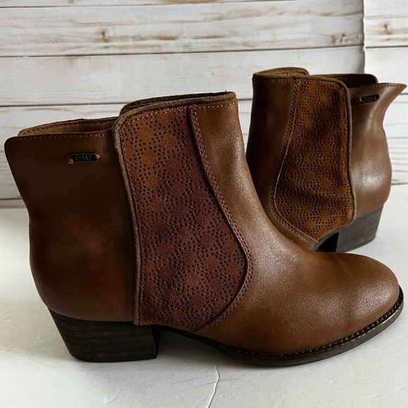 Emu Australia Leather/Suede Ankle Boot in Brown size 9.5 - Picture 3 of 9